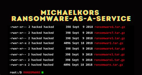 New MichaelKors Ransomware Takes Aim at Linux and VMware 